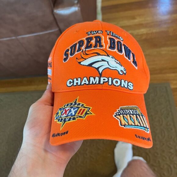 Denver Broncos two‎ time champs hat - Picture 1 of 4